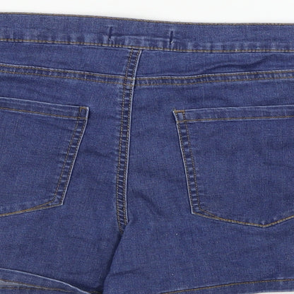 denim co Womens Blue   Cut-Off Shorts Size 8