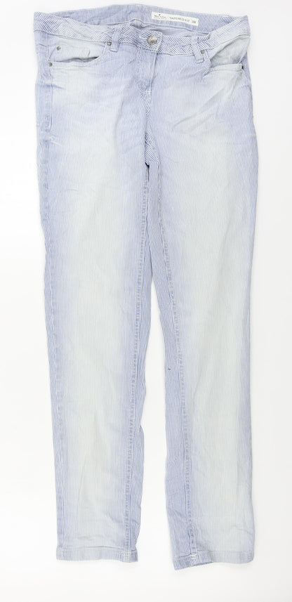 Womens UK Size 10 Blue Motion Regular Fit Straight Blue Jeans