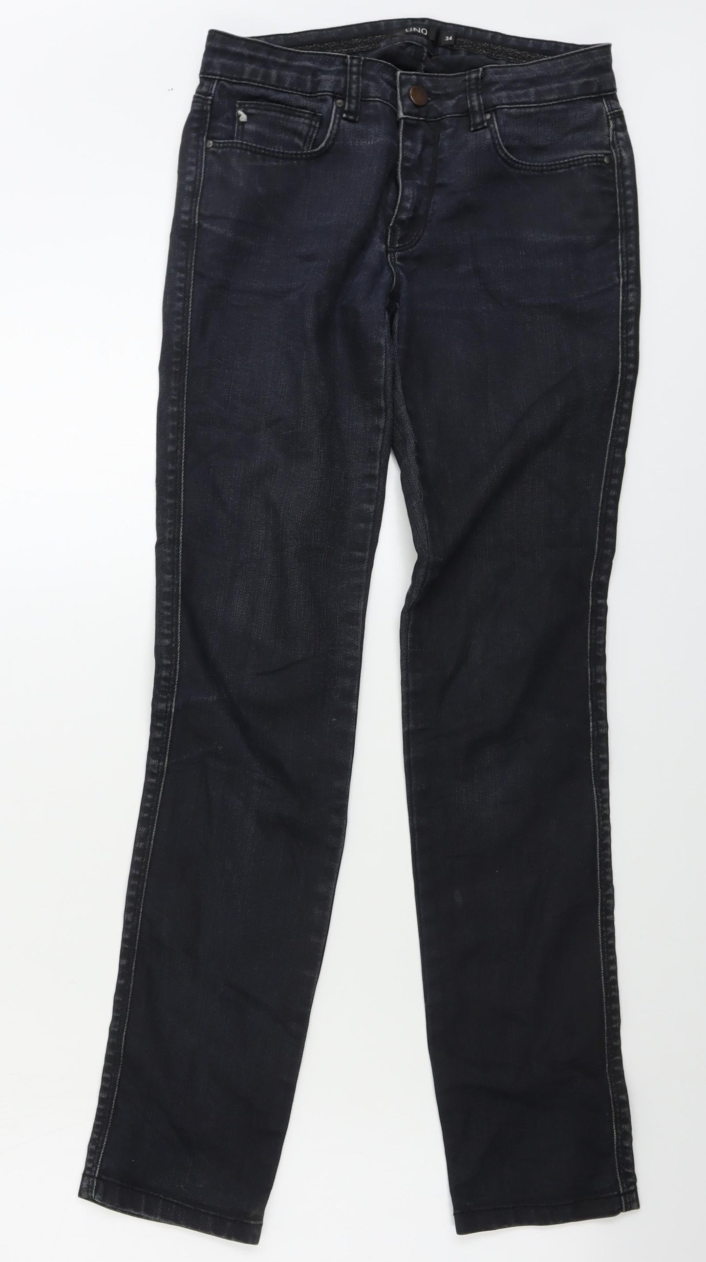 uno  Womens Black   Skinny Jeans Size 6 L28 in