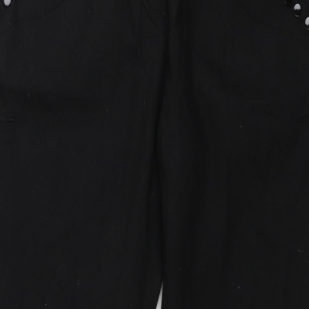 Womens UK Size 10 Preworn Regular Fit Skinny Black Jeans