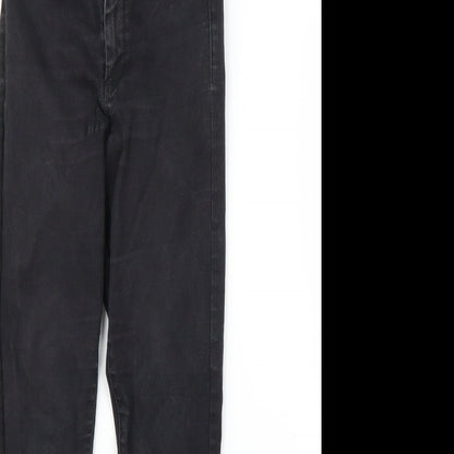 Primark Womens Black  Denim Skinny Jeans Size 12 L24 in