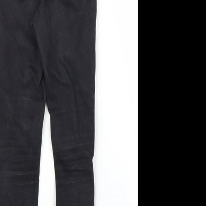 Primark Womens Black  Denim Skinny Jeans Size 12 L24 in