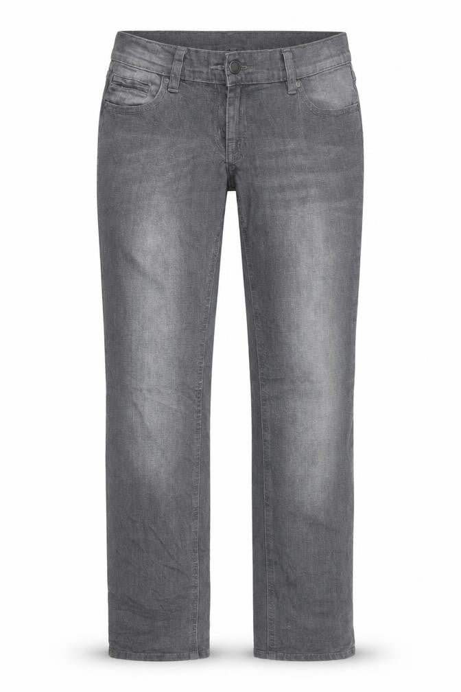 Womens UK Size 6 Gina Regular Fit Straight Grey Jeans