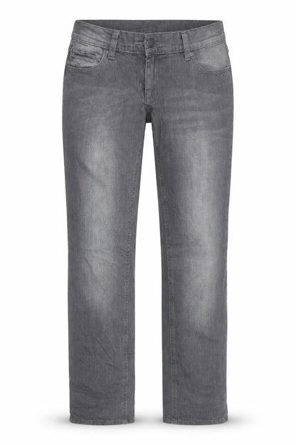 Womens UK Size 6 Gina Regular Fit Straight Grey Jeans
