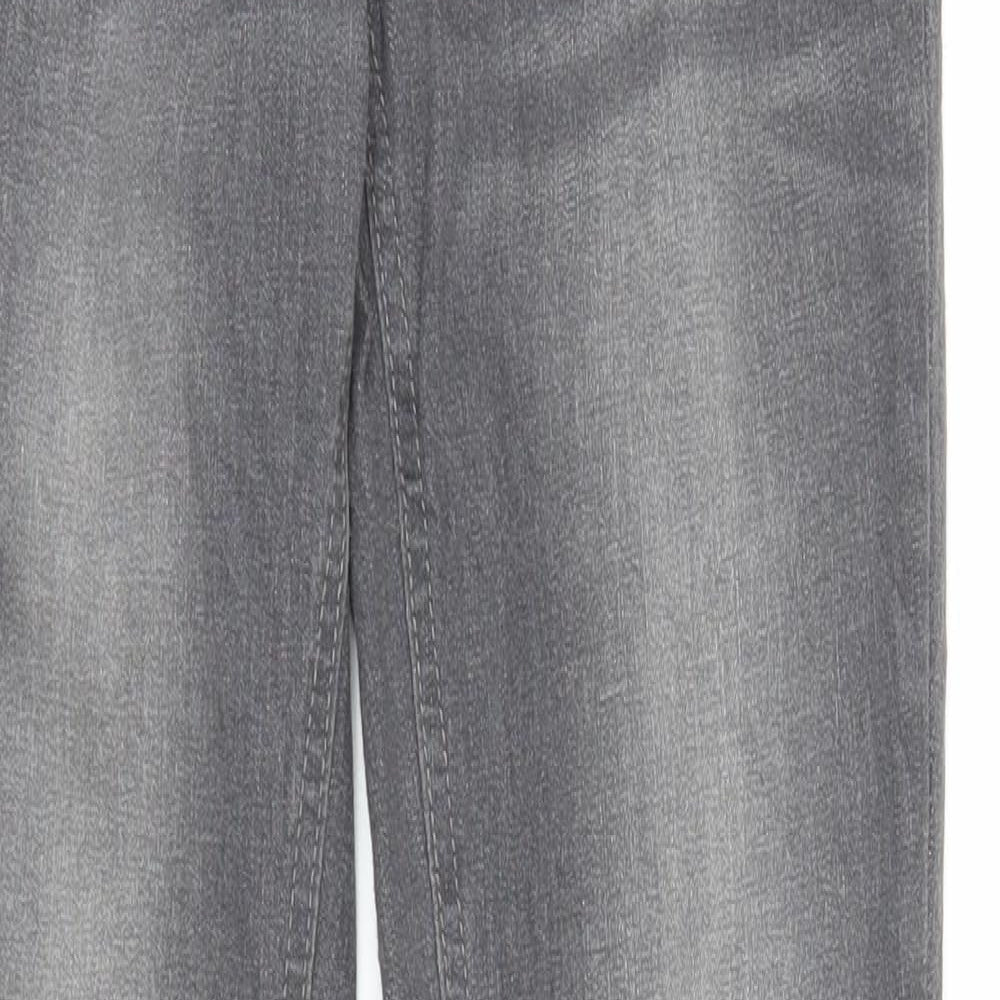 Womens UK Size 6 Gina Regular Fit Straight Grey Jeans