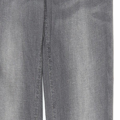 Womens UK Size 6 Gina Regular Fit Straight Grey Jeans