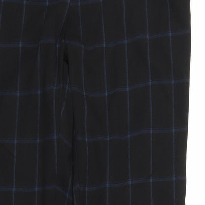 Womens UK Size 10 NEXT Regular Fit Carrot Black Trousers