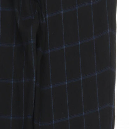 Womens UK Size 10 NEXT Regular Fit Carrot Black Trousers