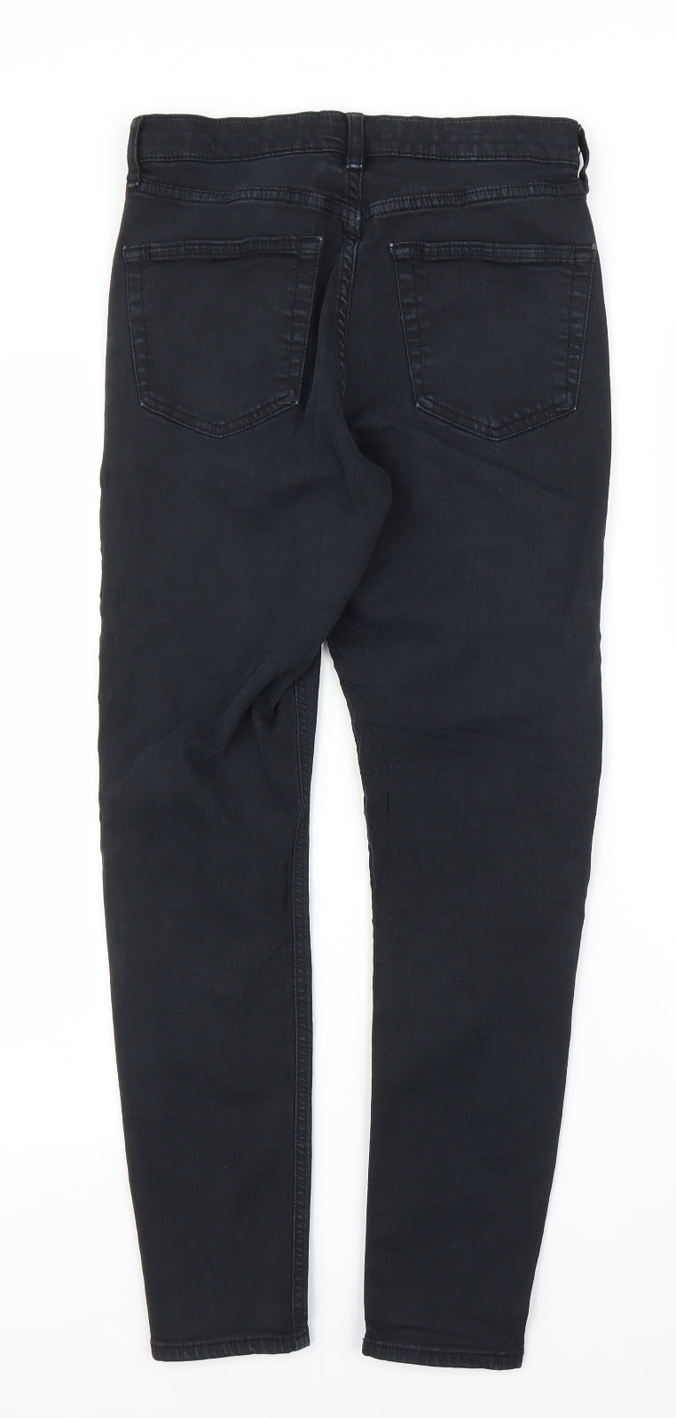 Topshop Womens Black  Denim Skinny Jeans Size 26 in L25 in
