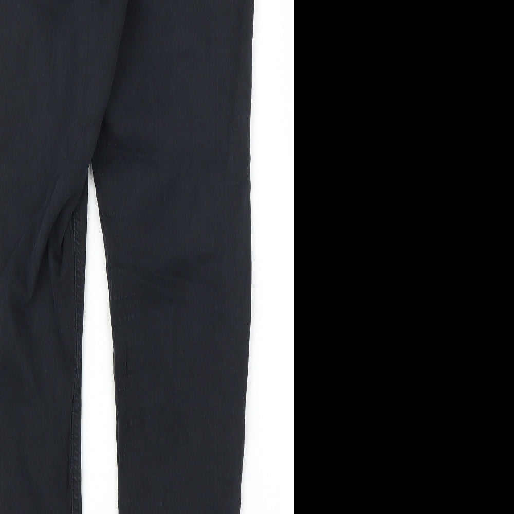 Topshop Womens Black  Denim Skinny Jeans Size 26 in L25 in