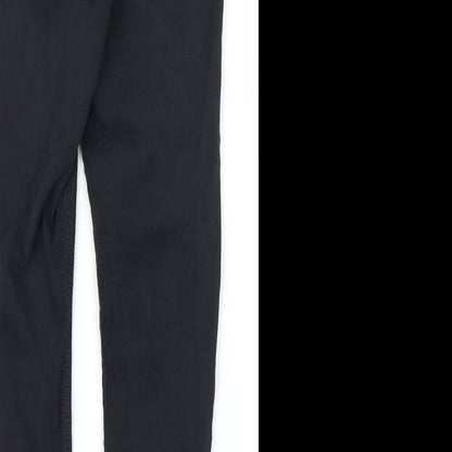 Topshop Womens Black  Denim Skinny Jeans Size 26 in L25 in