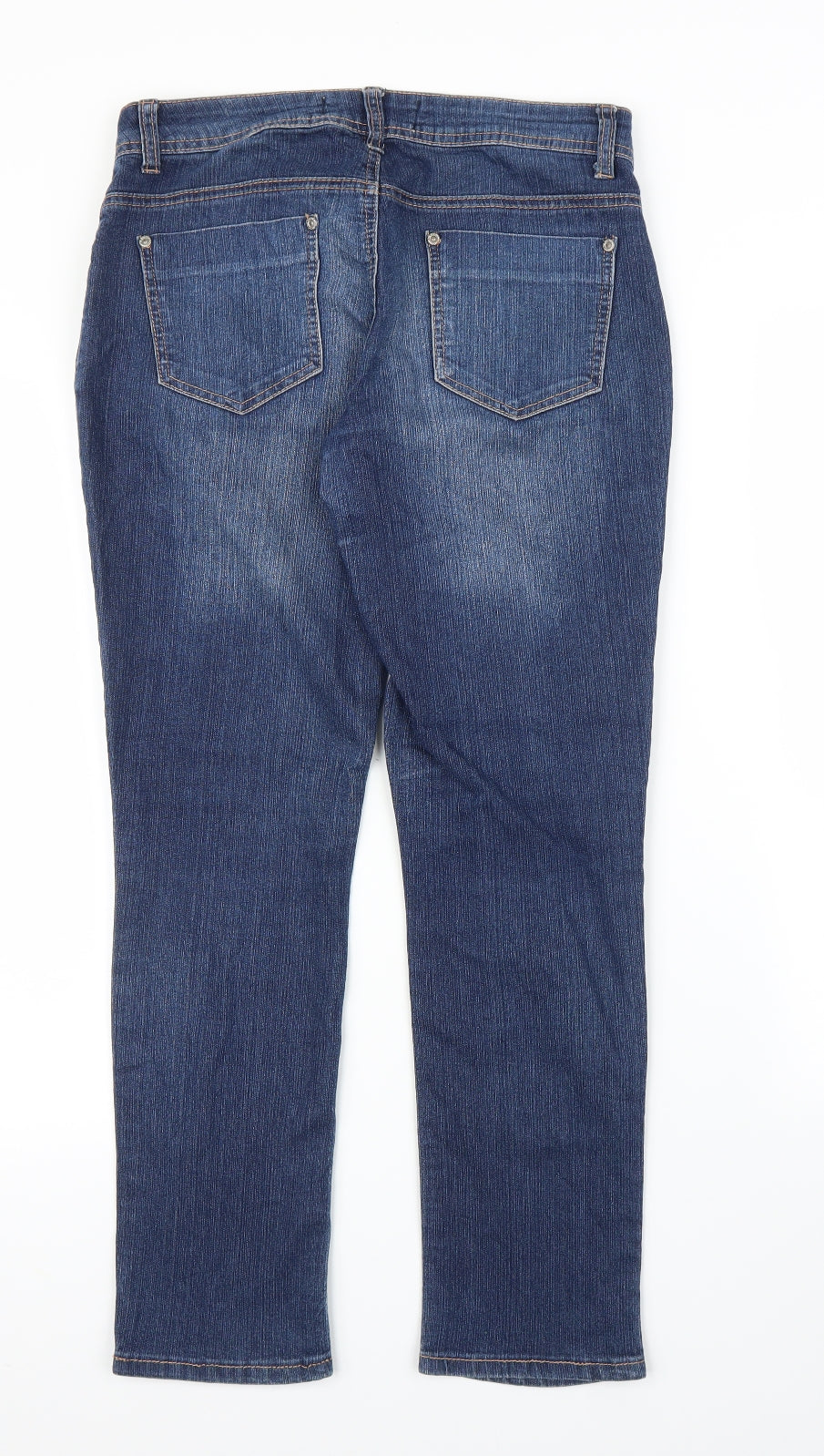 Denim 24/7 Womens Blue  Denim Skinny Jeans Size 10 L26 in