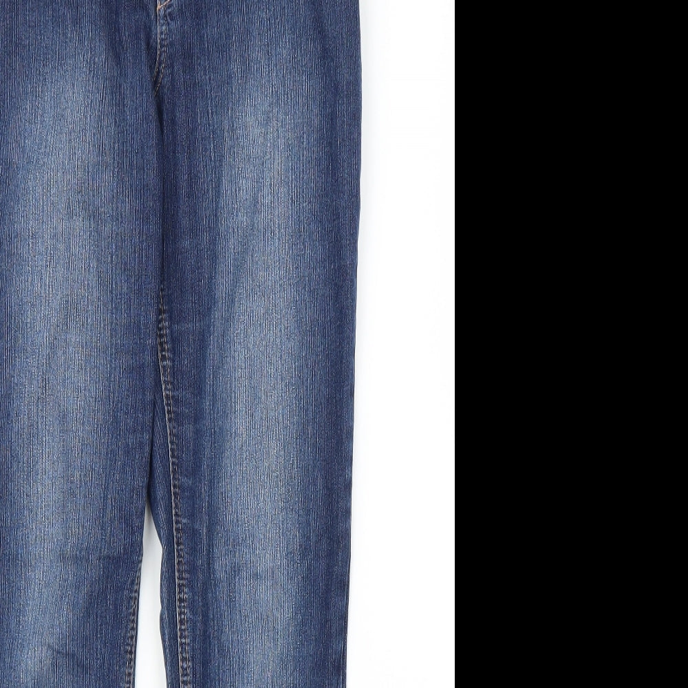 Denim 24/7 Womens Blue  Denim Skinny Jeans Size 10 L26 in