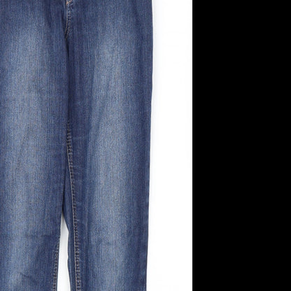 Denim 24/7 Womens Blue  Denim Skinny Jeans Size 10 L26 in