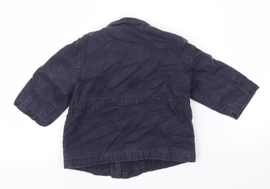 Gap Boys Blue   Military Jacket Coat Size 12-18 Months