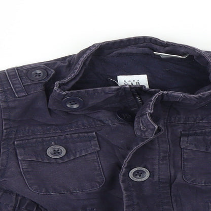 Gap Boys Blue   Military Jacket Coat Size 12-18 Months