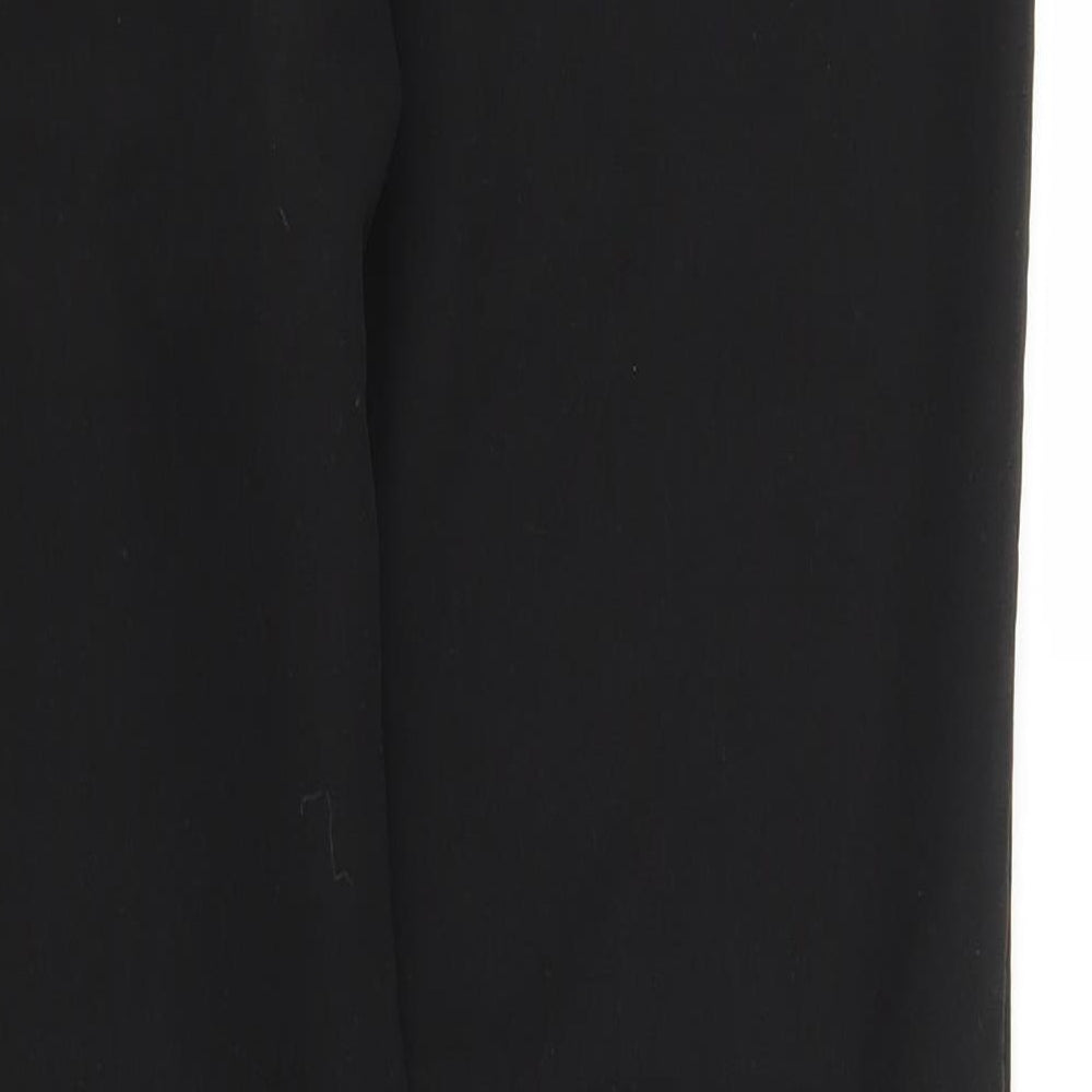Womens UK Size 10 Papaya Regular Fit  Black Trousers
