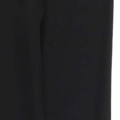 Womens UK Size 10 Papaya Regular Fit  Black Trousers