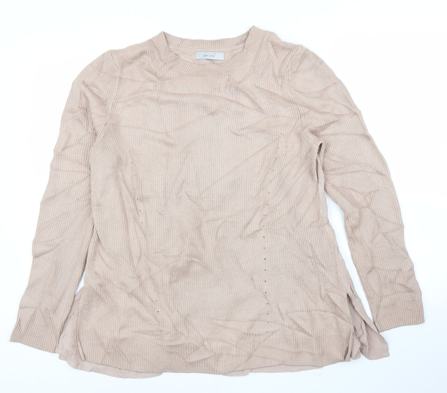 Womens UK Size 14 M&S Pink Pullover Jumper