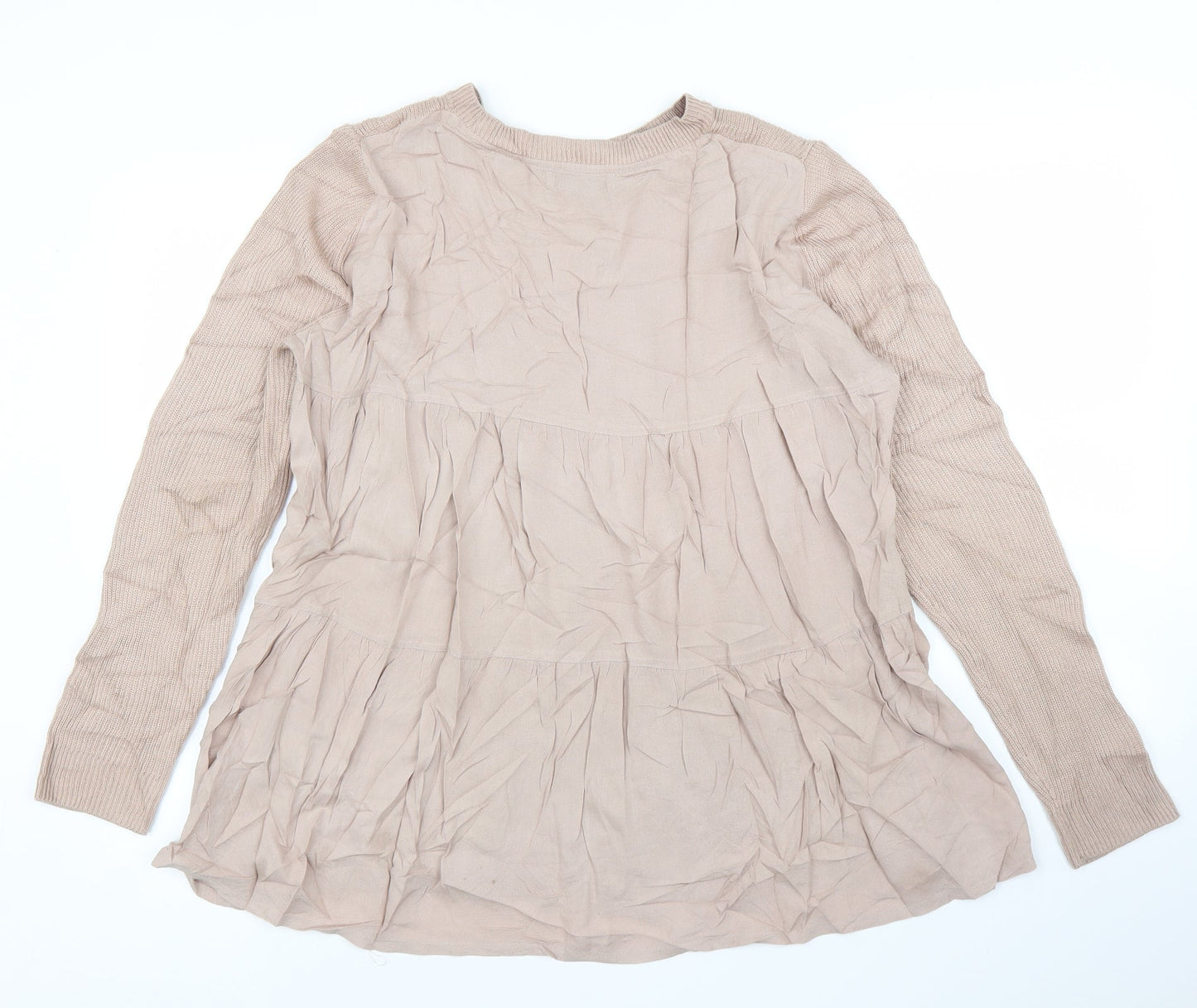 Womens UK Size 14 M&S Pink Pullover Jumper