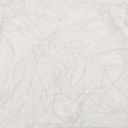 M&S Mens Beige   Pullover Jumper Size L