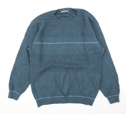 M&S Mens Blue   Pullover Jumper Size M