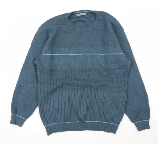 M&S Mens Blue   Pullover Jumper Size M