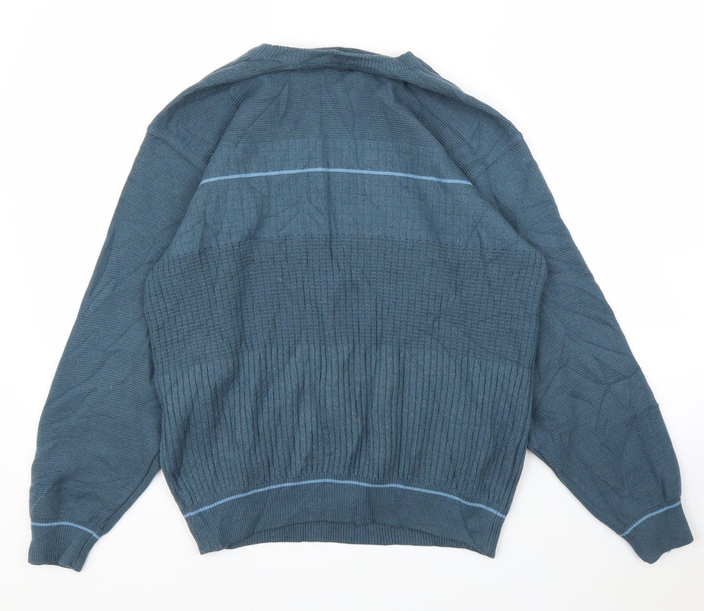 M&S Mens Blue   Pullover Jumper Size M