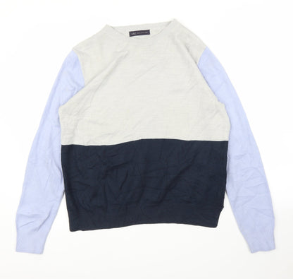 Womens UK Size 14 M&S Blue Pullover Jumper