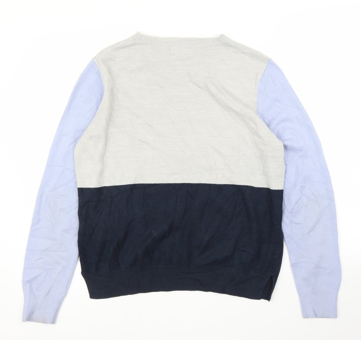 Womens UK Size 14 M&S Blue Pullover Jumper