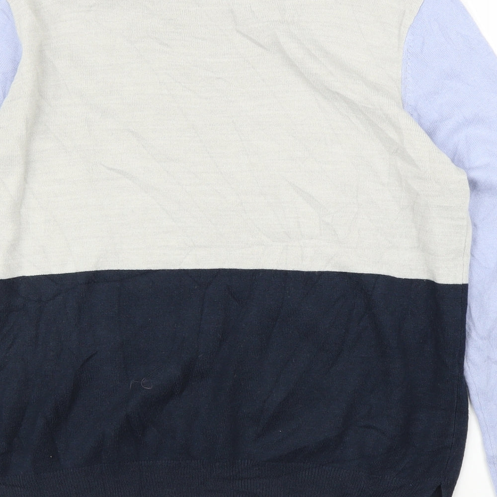 Womens UK Size 14 M&S Blue Pullover Jumper