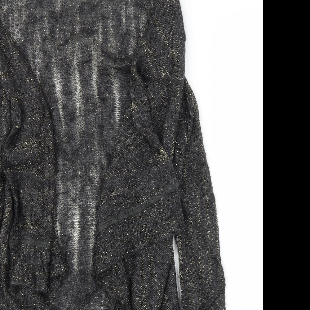 Womens UK Size S NEXT Grey Cardigan Jumper