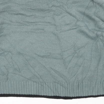 Womens UK Size S H&M Green Pullover Jumper