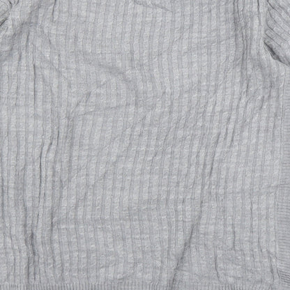 Womens UK Size 14 Papaya Grey Pullover Jumper