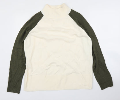 M&S Mens White   Pullover Jumper Size M