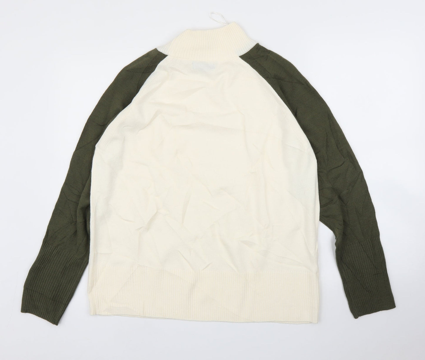 M&S Mens White   Pullover Jumper Size M