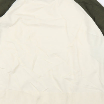 M&S Mens White   Pullover Jumper Size M