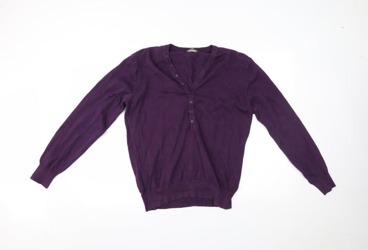 Full Circle Mens Purple   Pullover Jumper Size L