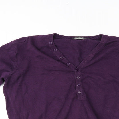 Full Circle Mens Purple   Pullover Jumper Size L