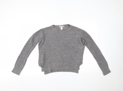 Womens UK Size S H&M Grey Pullover Jumper