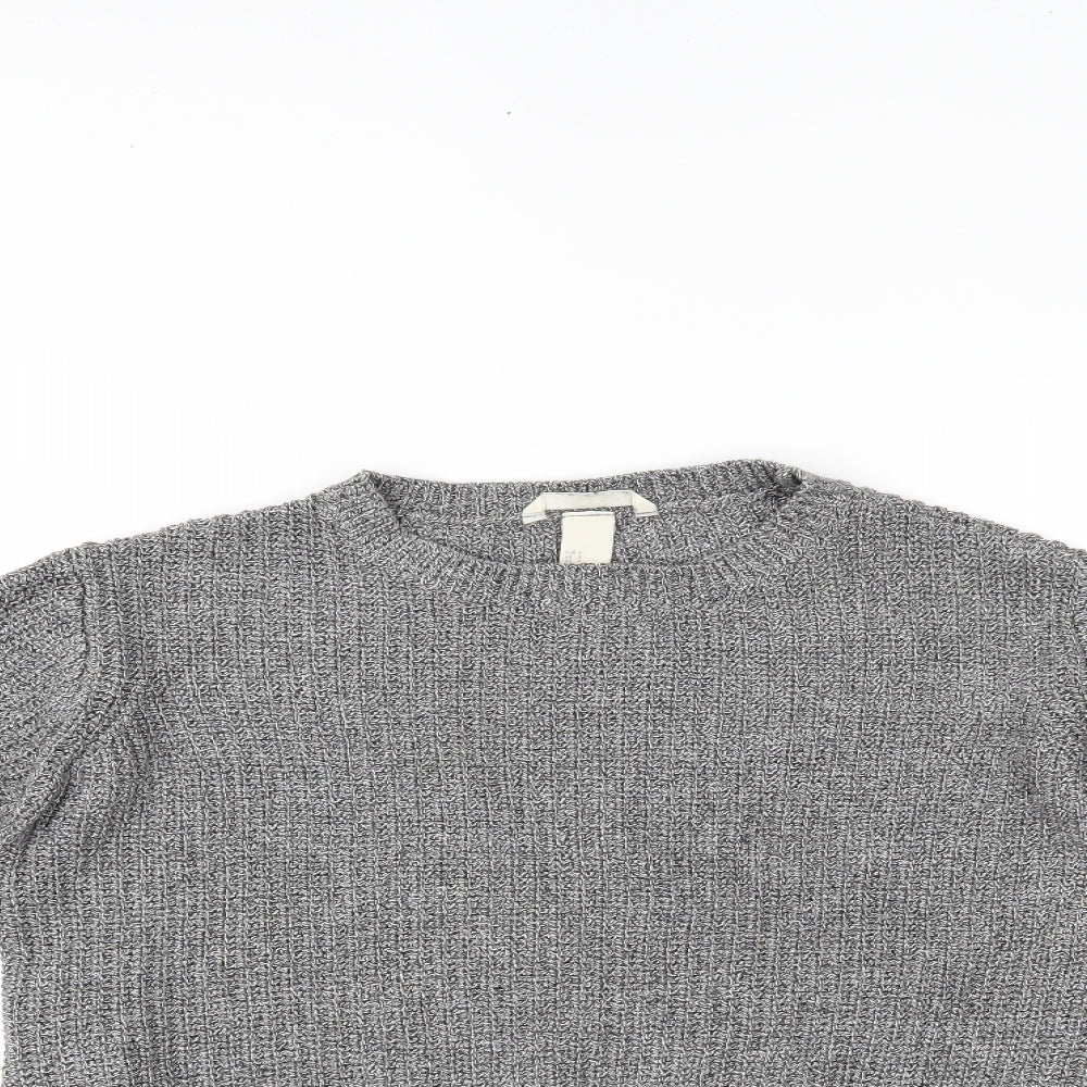 Womens UK Size S H&M Grey Pullover Jumper