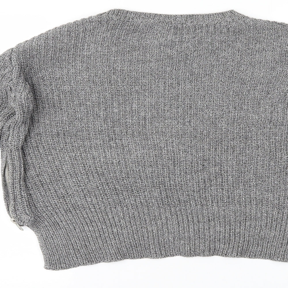 Womens UK Size S H&M Grey Pullover Jumper