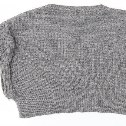 Womens UK Size S H&M Grey Pullover Jumper