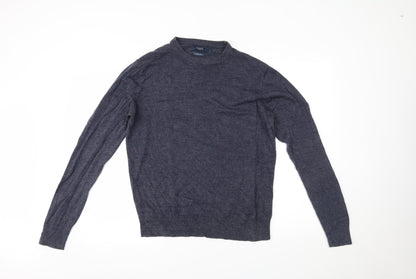 Atlantic Bay Mens Blue   Pullover Jumper Size M