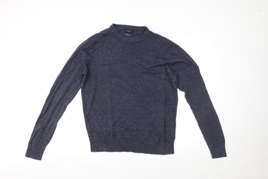 Atlantic Bay Mens Blue   Pullover Jumper Size M