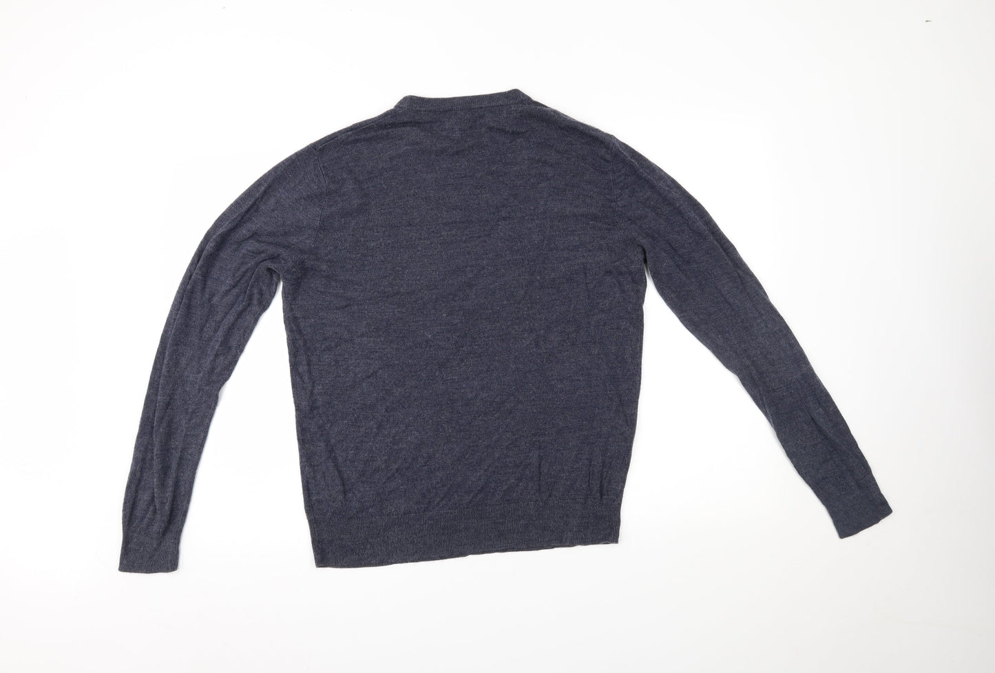 Atlantic Bay Mens Blue   Pullover Jumper Size M