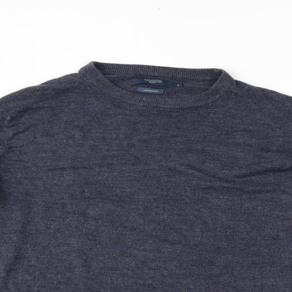 Atlantic Bay Mens Blue   Pullover Jumper Size M