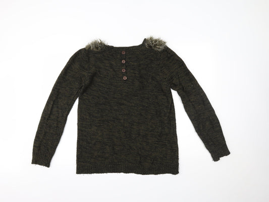 George Womens Green   Pullover Jumper Size 16