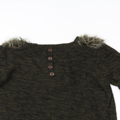 George Womens Green   Pullover Jumper Size 16