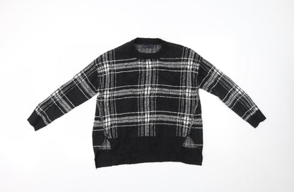 Womens UK Size M Marks and Spencer Black Pullover Jumper